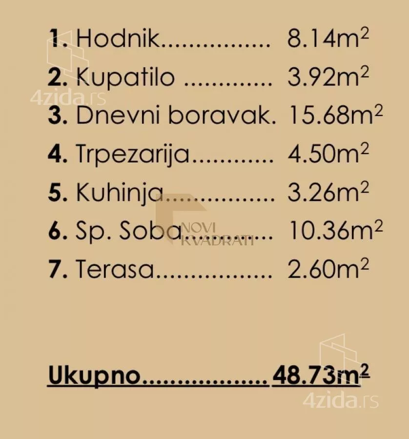 Dvosoban stan | 4zida