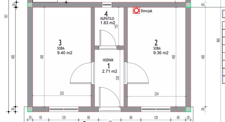 2-etažna kuća | 4zida