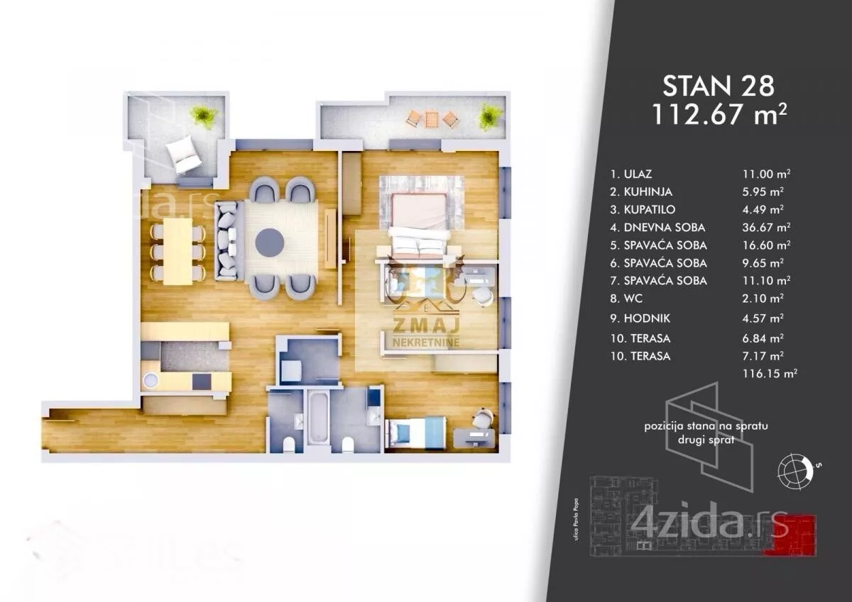 Četvorosoban stan | 4zida