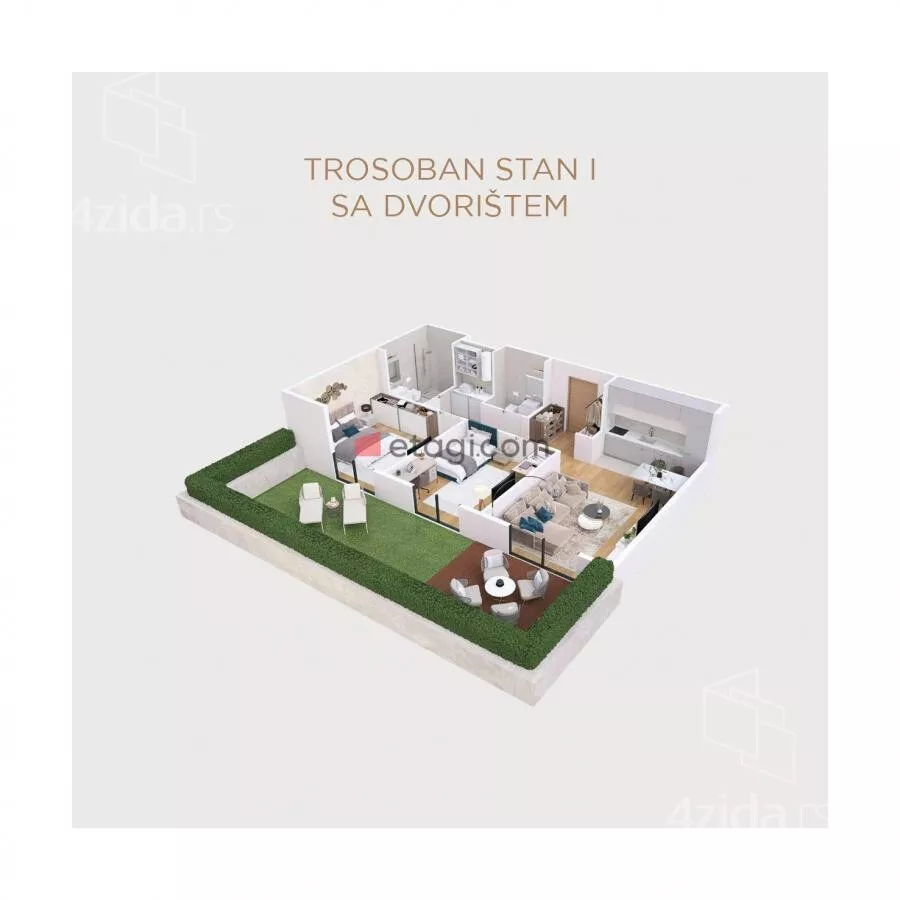 Trosoban stan | 4zida