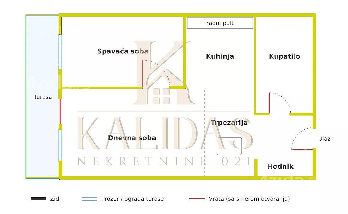 Jednoiposoban stan | 4zida