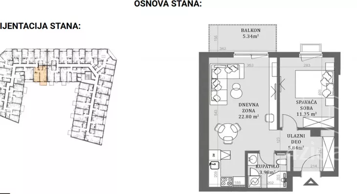 Dvosoban stan | 4zida