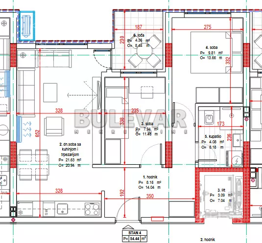 Dvoiposoban stan | 4zida