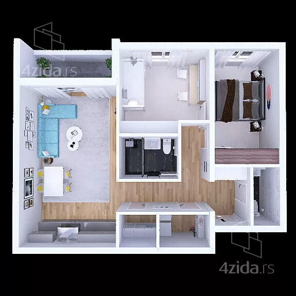 Dvoiposoban stan | 4zida