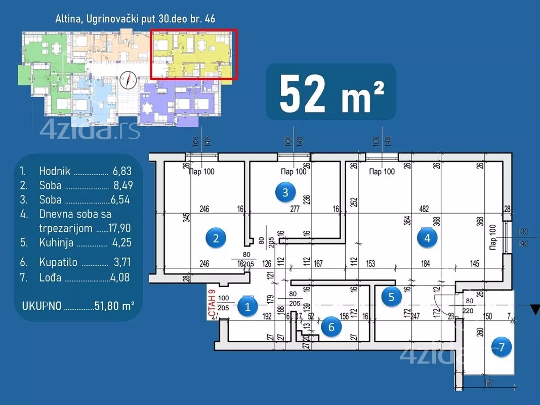 Dvoiposoban stan | 4zida