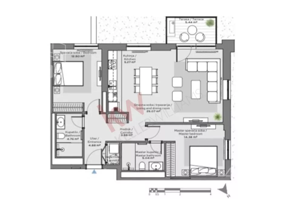 Trosoban stan | 4zida