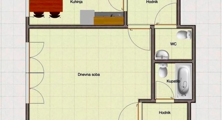 Trosoban stan | 4zida