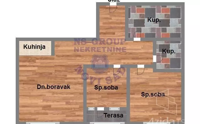 Trosoban stan | 4zida