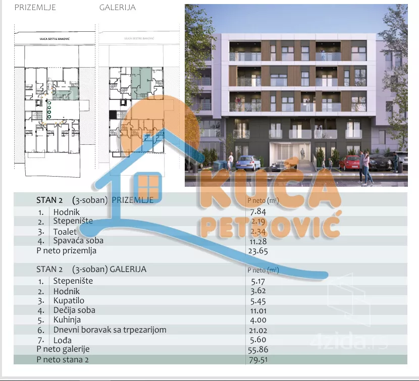 Trosoban stan | 4zida