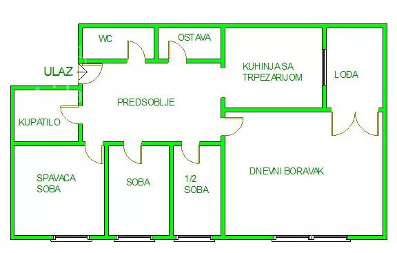 Troiposoban stan | 4zida