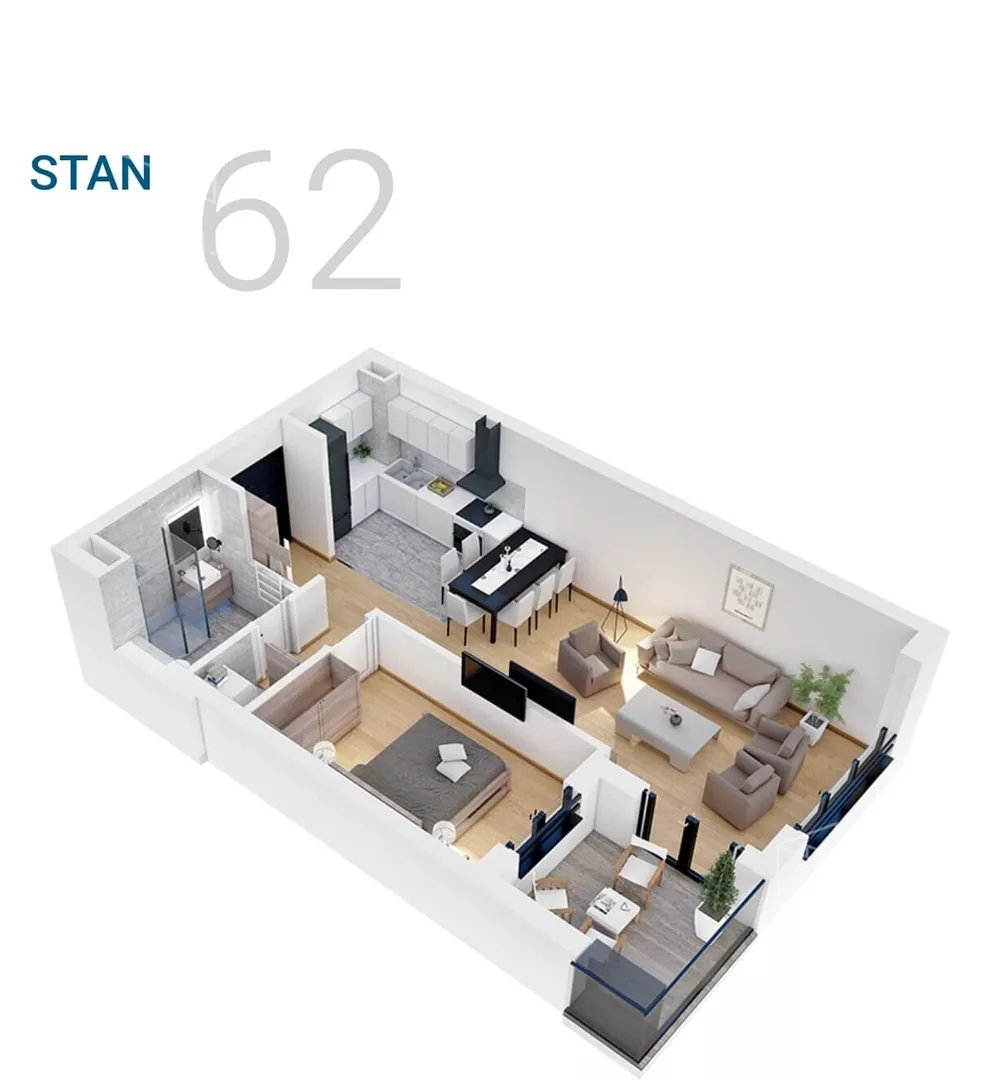 Dvosoban stan | 4zida