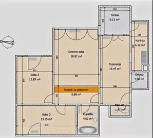 Gradske lokacije, Jagodina, 3.0 stan | 4zida.rs
