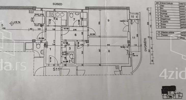 Trosoban stan | 4zida