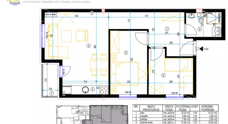 Dvoiposoban stan | 4zida