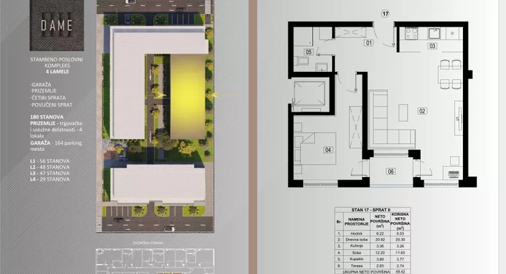 Dvosoban stan | 4zida