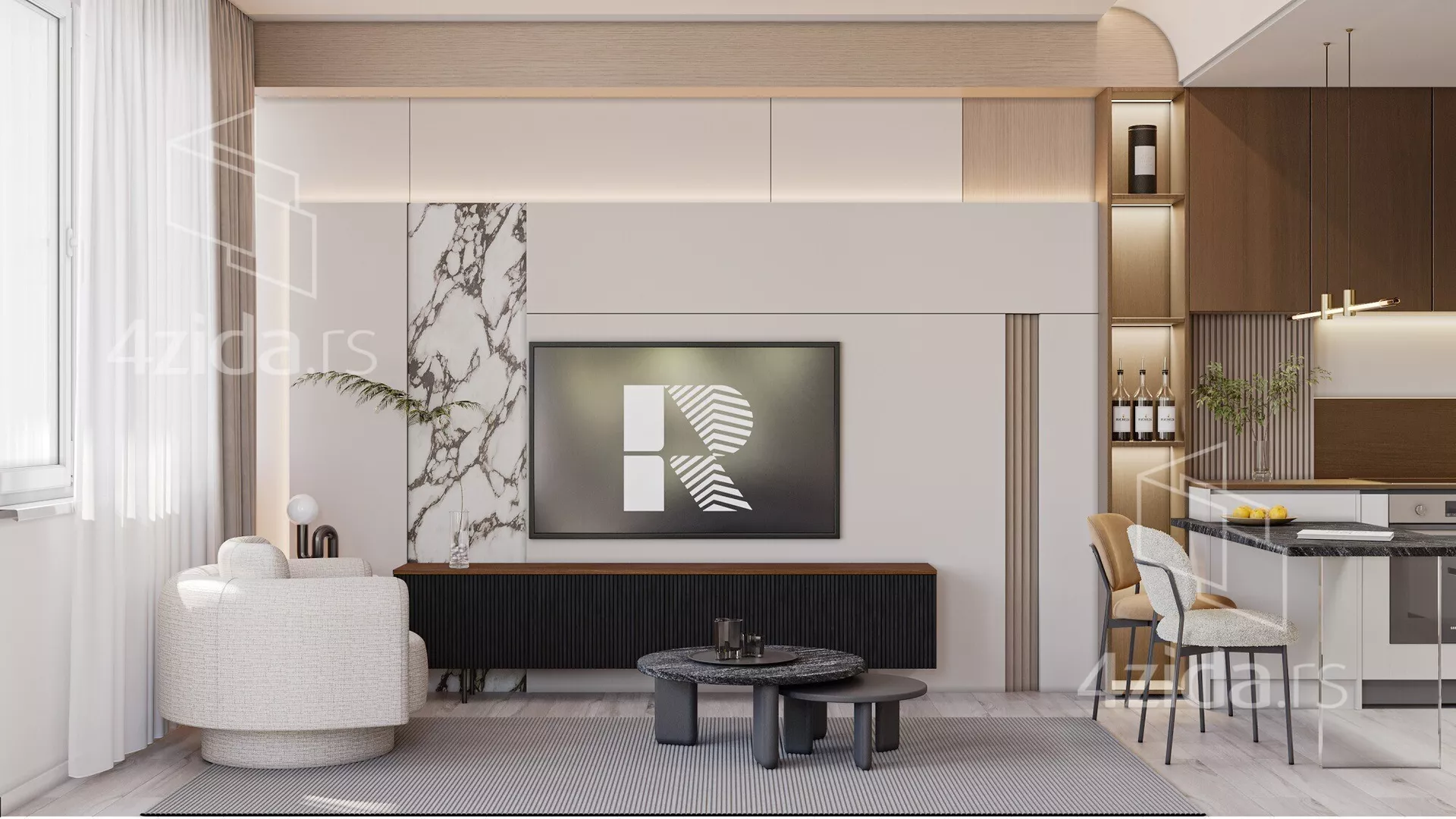 Trosoban stan | 4zida