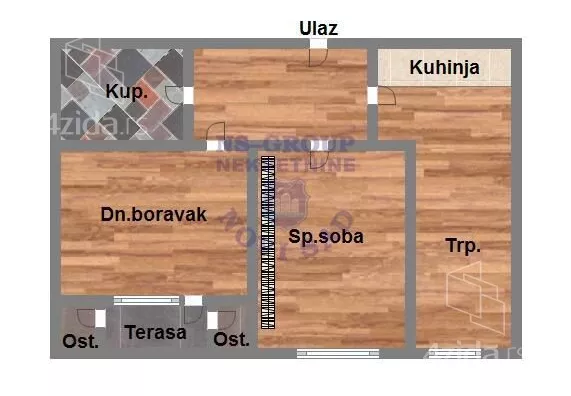 Dvosoban stan | 4zida