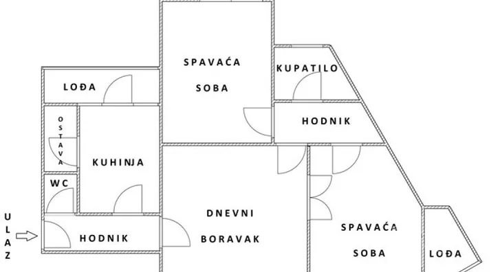 Trosoban stan | 4zida