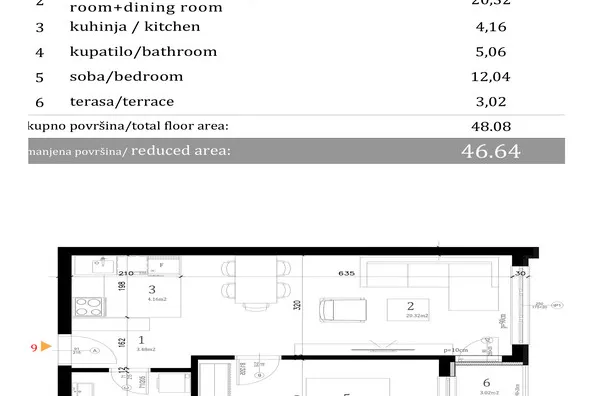 Dvosoban stan | 4zida