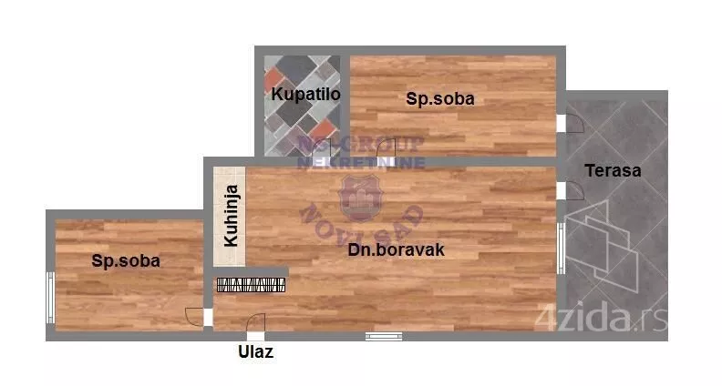 Trosoban stan | 4zida