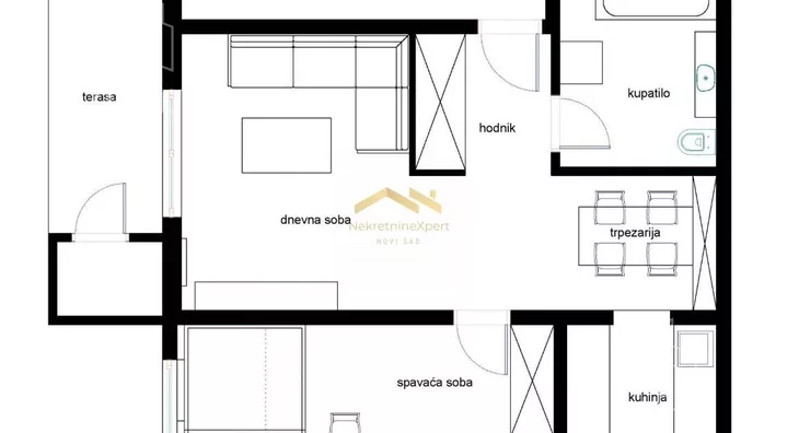 Dvosoban stan | 4zida