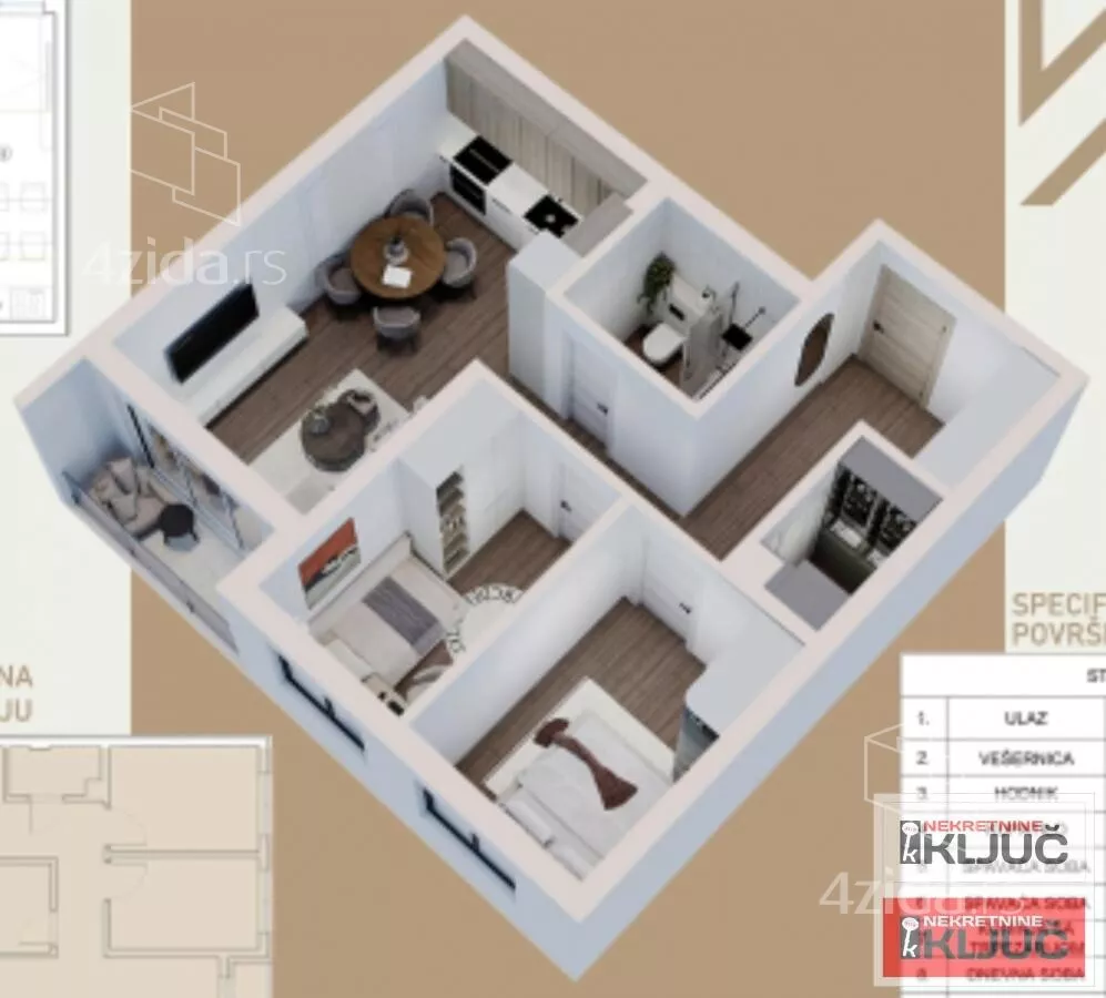 Dvoiposoban stan | 4zida