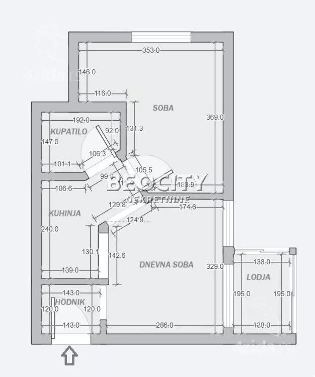 Dvosoban stan | 4zida