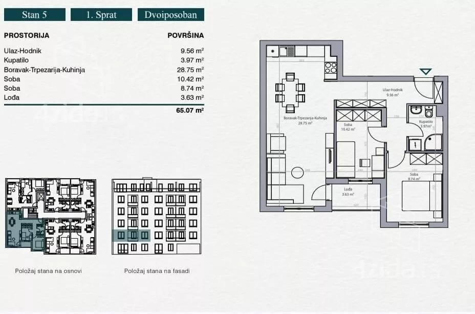 Dvoiposoban stan | 4zida