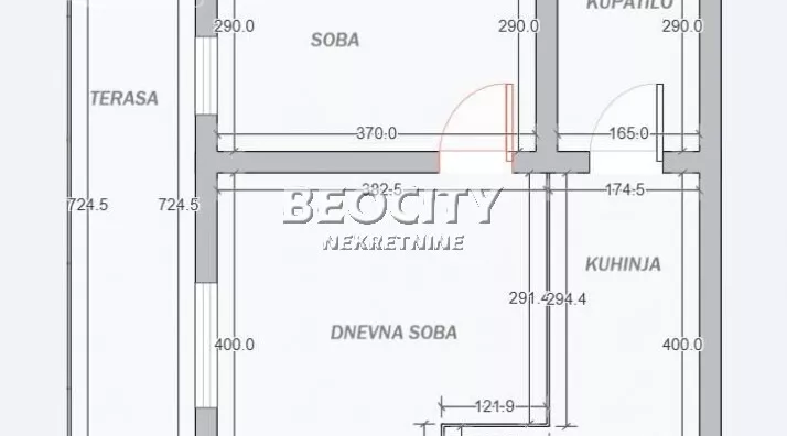 Jednoiposoban stan | 4zida