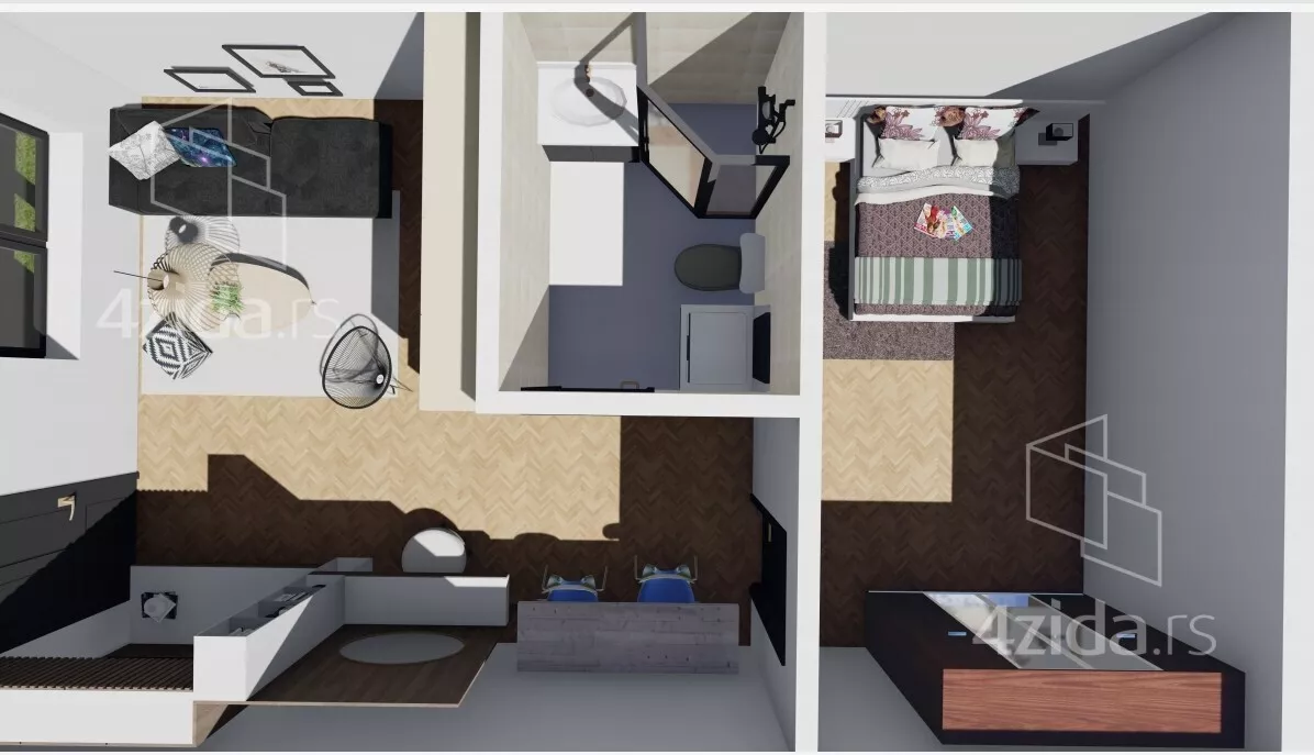 Dvosoban stan | 4zida