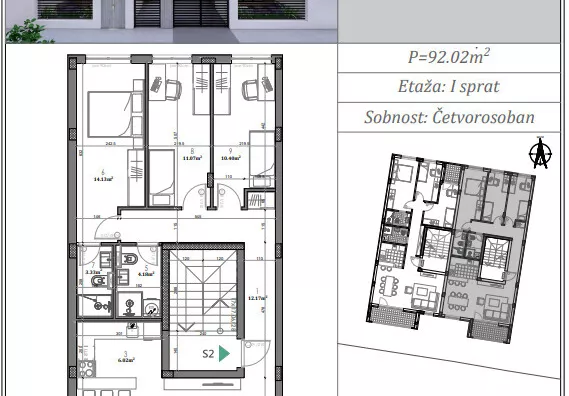 Četvorosoban stan | 4zida