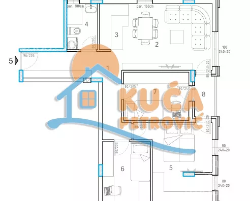 Dvoiposoban stan | 4zida