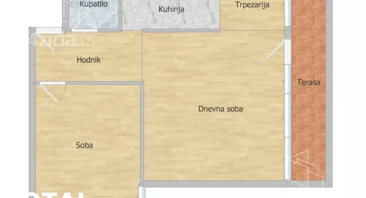 Dvosoban stan | 4zida