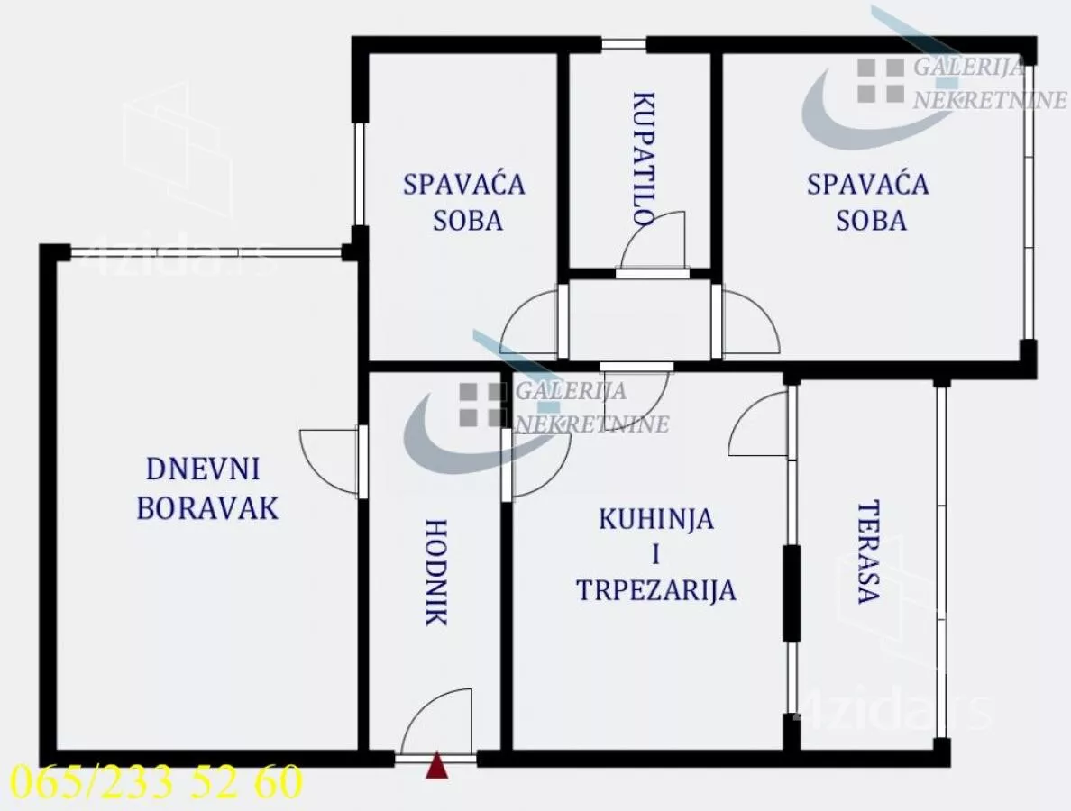 Trosoban stan | 4zida