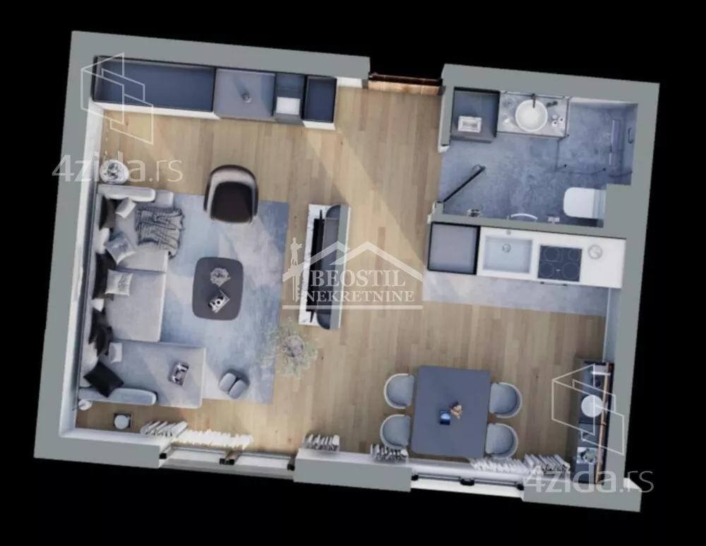 Jednosoban stan | 4zida