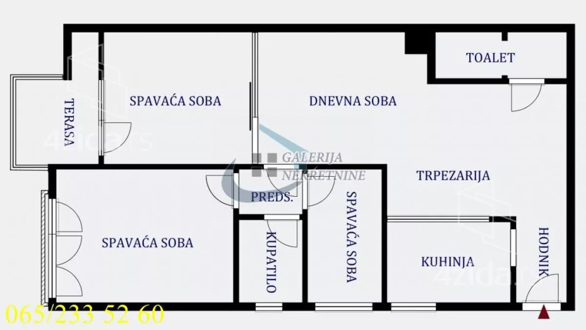 Troiposoban stan | 4zida