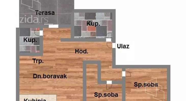 Troiposoban stan | 4zida