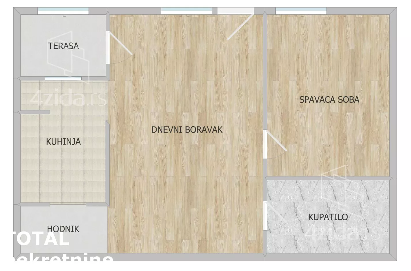 Dvosoban stan | 4zida