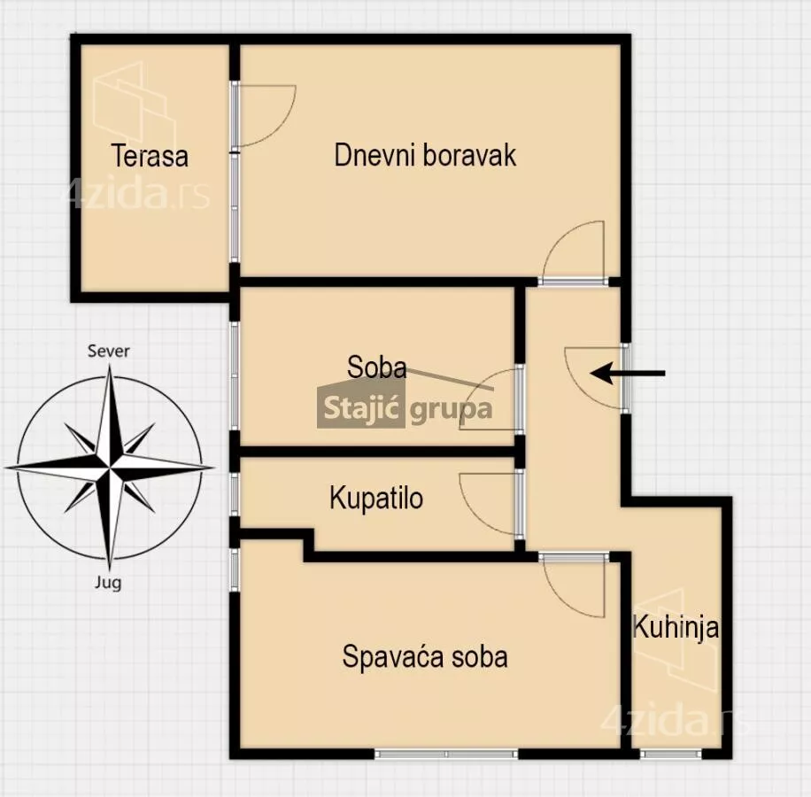 Dvoiposoban stan | 4zida