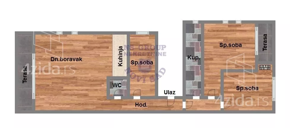 Troiposoban stan | 4zida