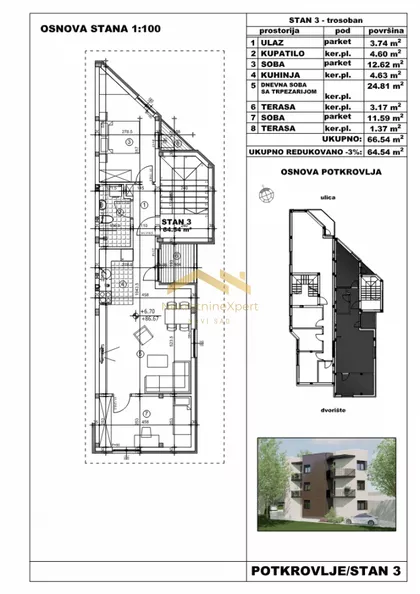 Stan na prodaju · 65 m² · Veternička Rampa, Veternik, Gradske lokacije, Novi Sad