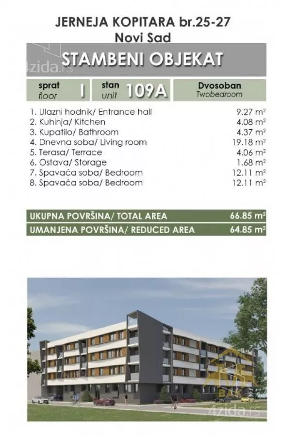 Trosoban stan | 4zida