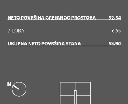 Dvosoban stan | 4zida