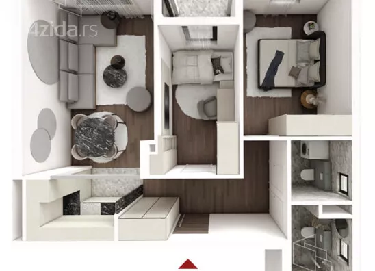 Dvoiposoban stan | 4zida