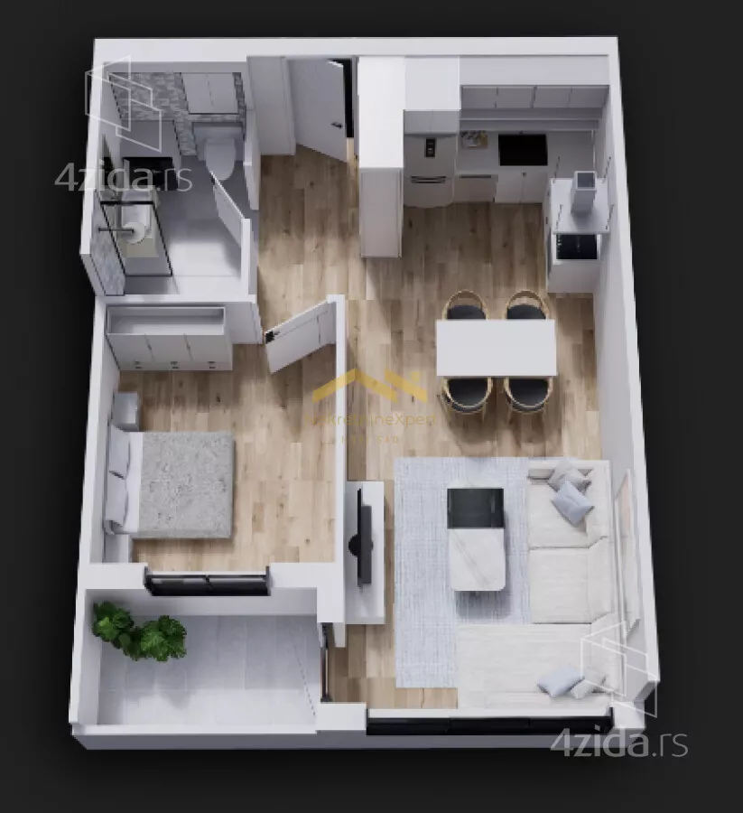 Dvosoban stan | 4zida