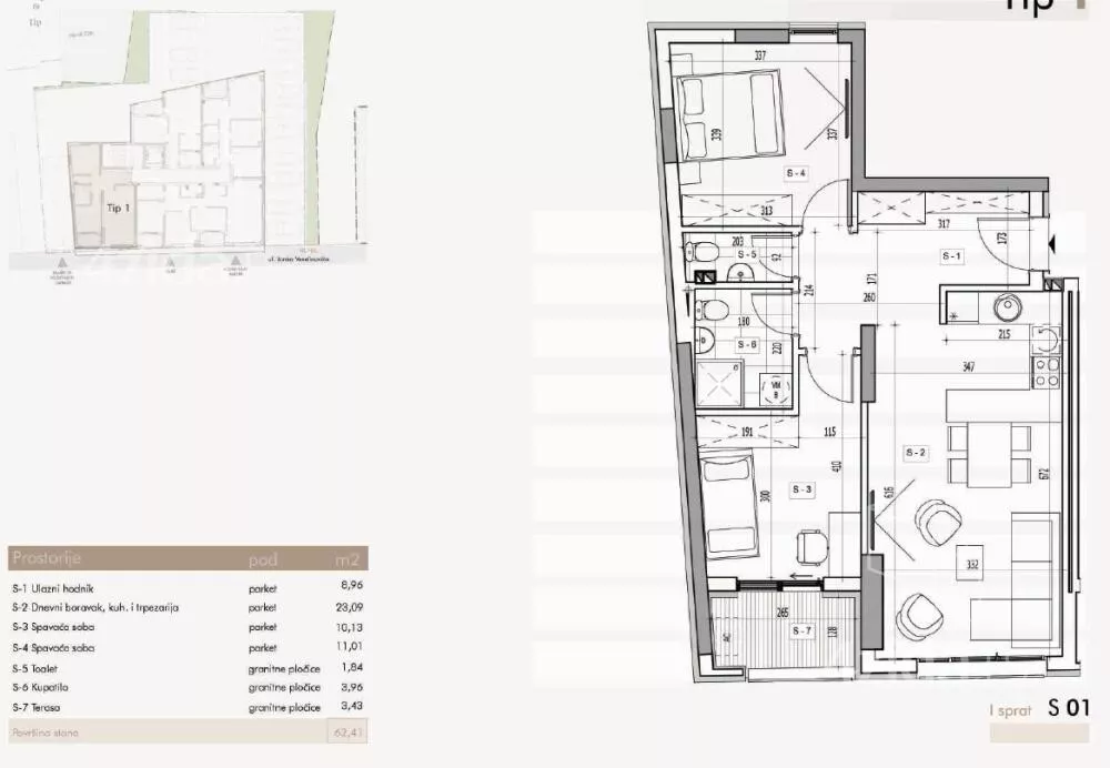 Dvoiposoban stan | 4zida