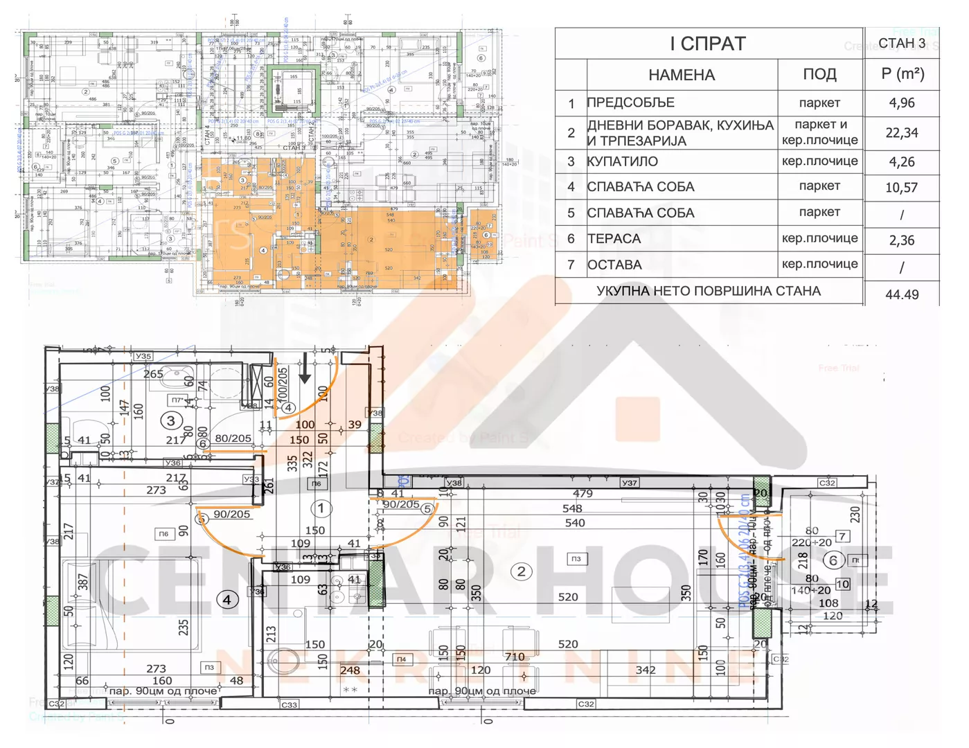 Jednoiposoban stan | 4zida