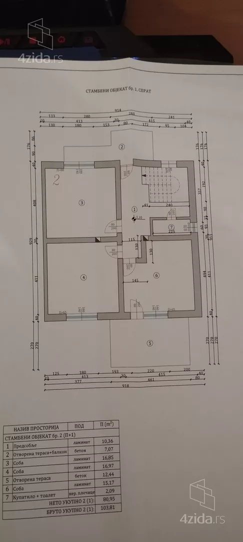 2-etažna kuća | 4zida