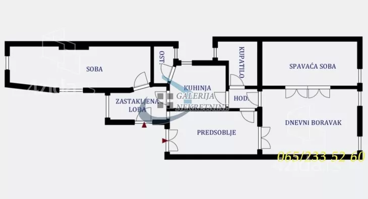 Trosoban stan | 4zida