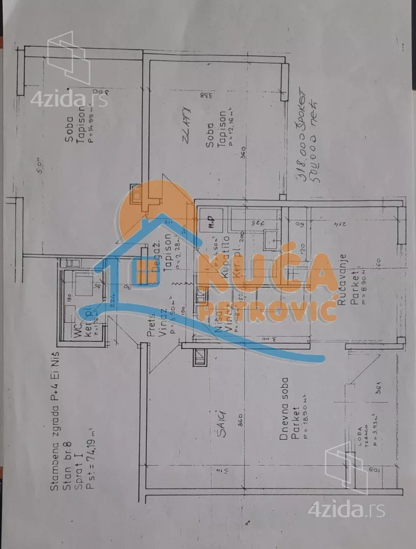 Troiposoban stan | 4zida